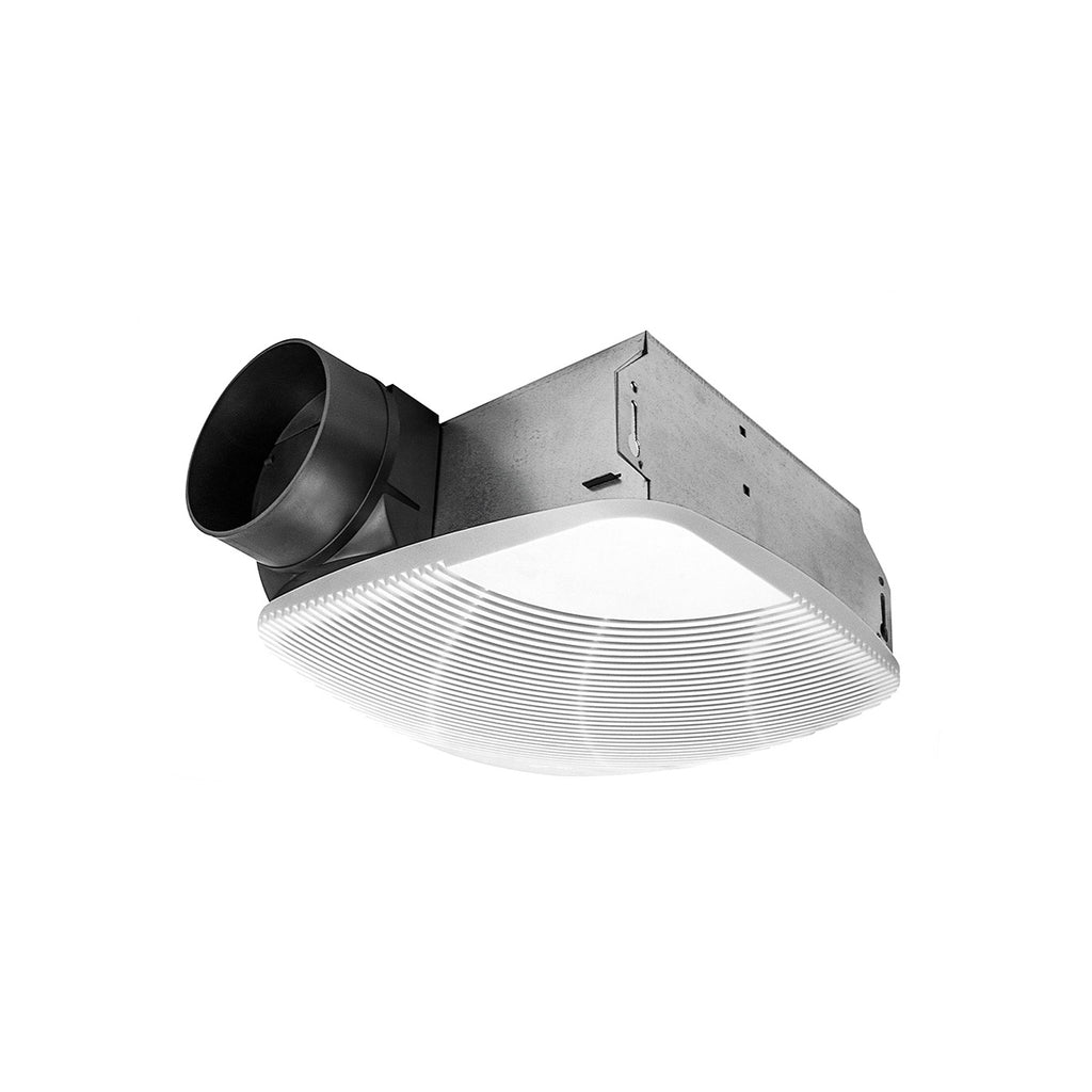 The QuFresh MC504 is a 50 CFM bath fan with 4 inch duct and polymeric grille for efficient airflow in a bathroom, laundry room, or utility room. 